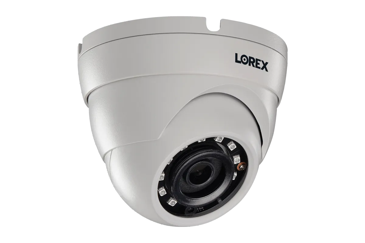 8-Channel Security System with Eight 1080p HD Outdoor Cameras, Advanced Motion Detection and Smart Home Voice Control