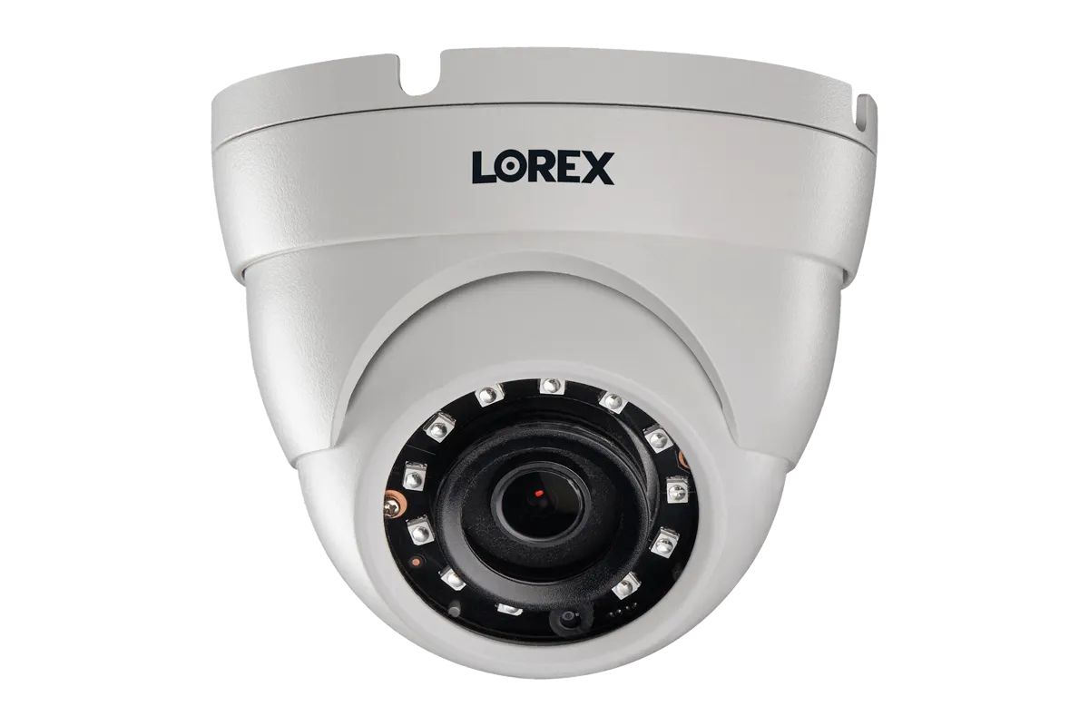 8-Channel Security System with Eight 1080p HD Outdoor Cameras, Advanced Motion Detection and Smart Home Voice Control
