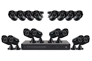 900TVL Security Camera System with 16 Cameras