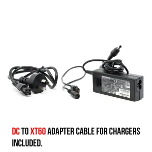 AC to DC 19.5v 6.7A 130W Refurbished Power Supply for Lipo Chargers with XT60 Cable Adapter