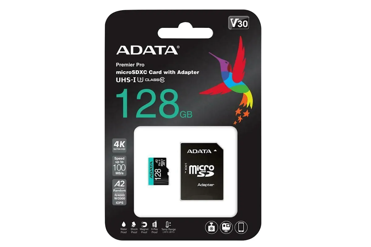 ADATA Premier Pro MicroSDXC/SDHC UHS-I U3 Class 10 Memory Card | 128GB