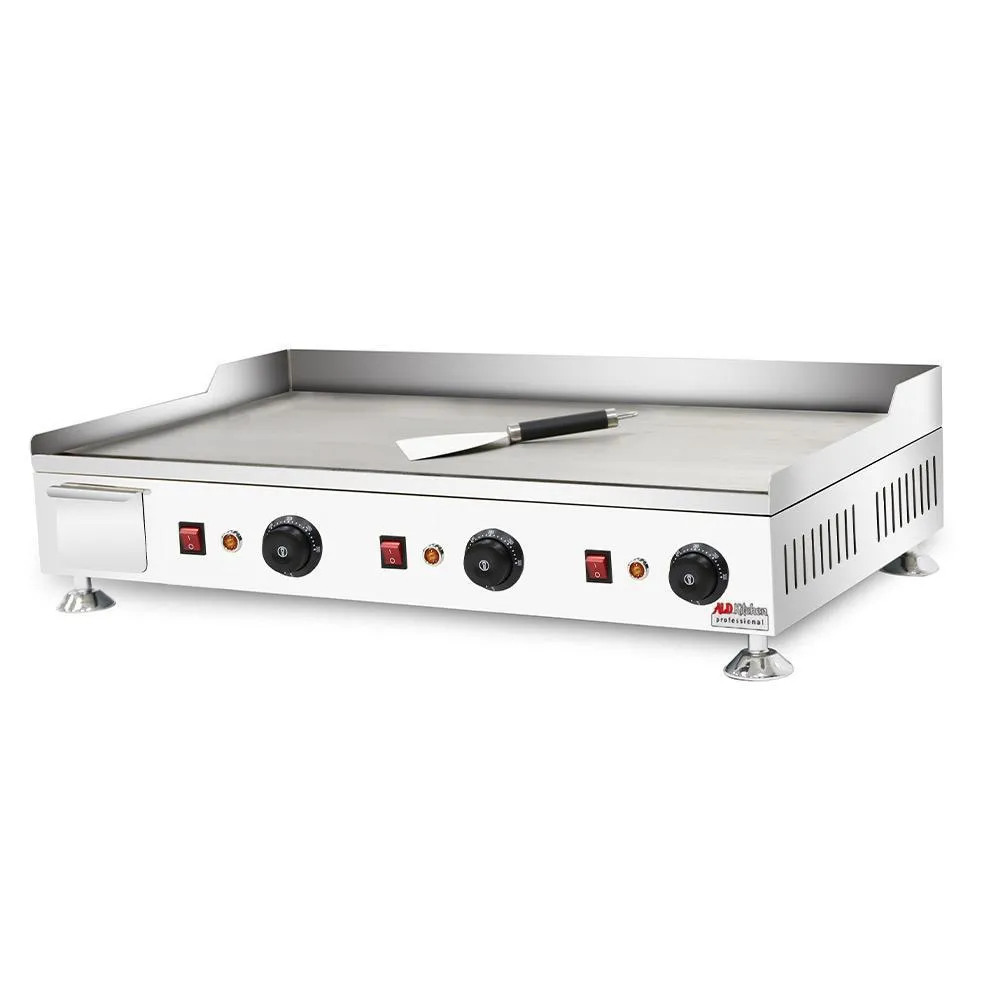 ALDKitchen Flat Top Griddle | Teppanyaki Grill with Singe, Dual or Triple Thermostat | Manual | Nonstick