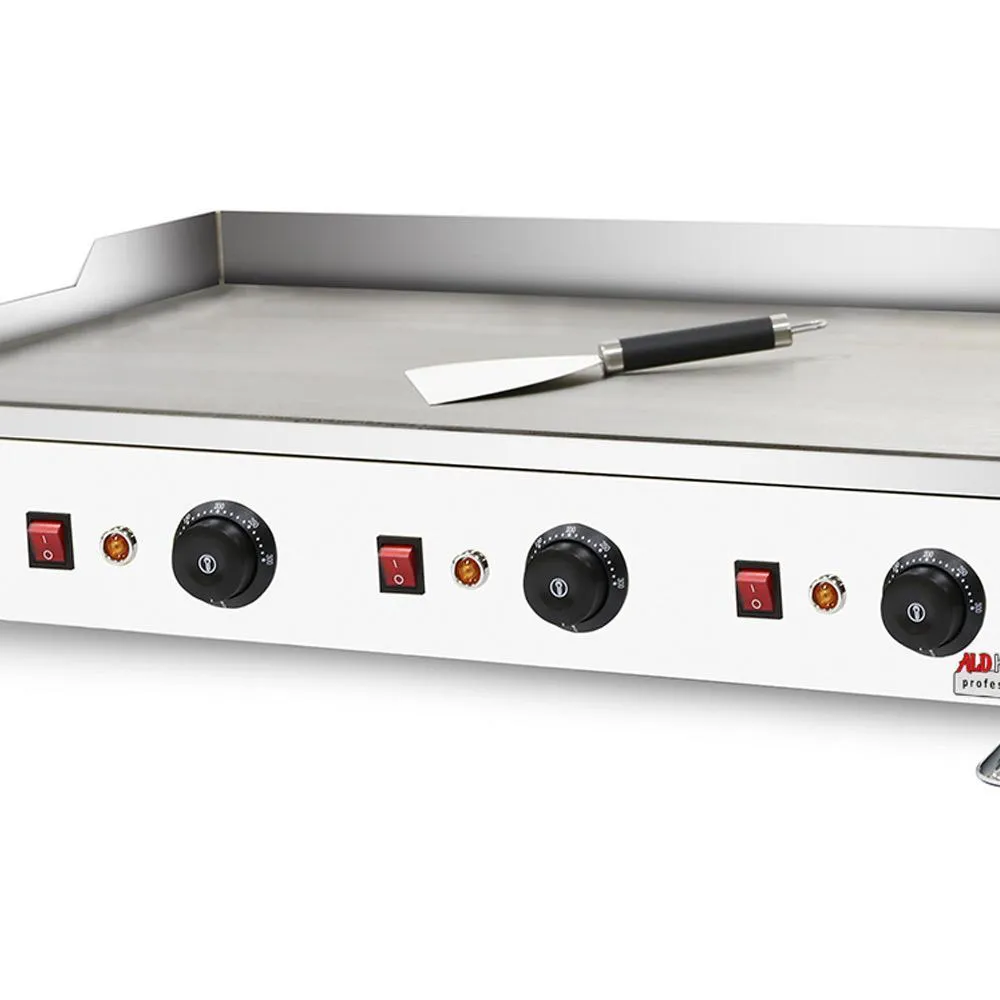 ALDKitchen Flat Top Griddle | Teppanyaki Grill with Singe, Dual or Triple Thermostat | Manual | Nonstick