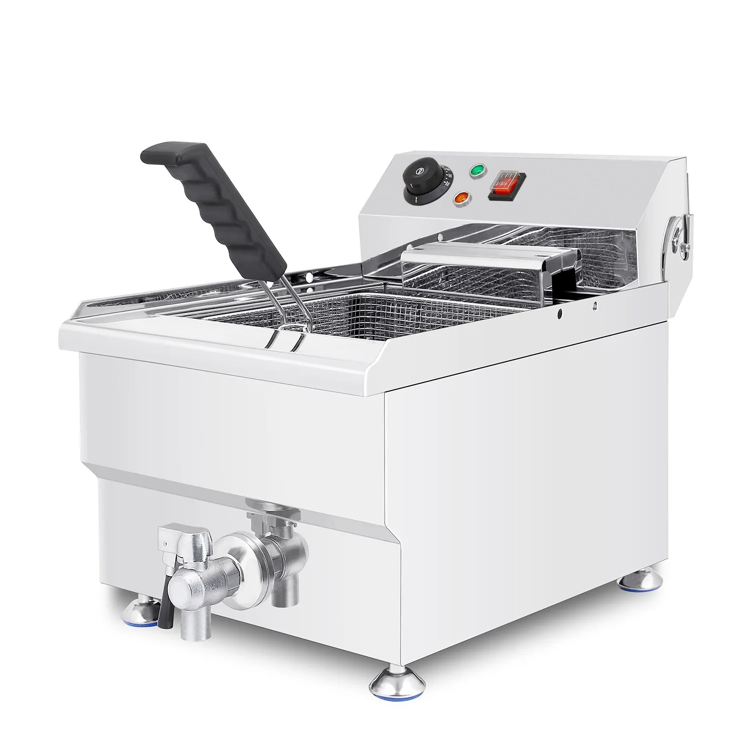 AP-400 Commercial Deep Fryer | 17 L | Electric Oil Fryer | Snack Machine with Removable Basket