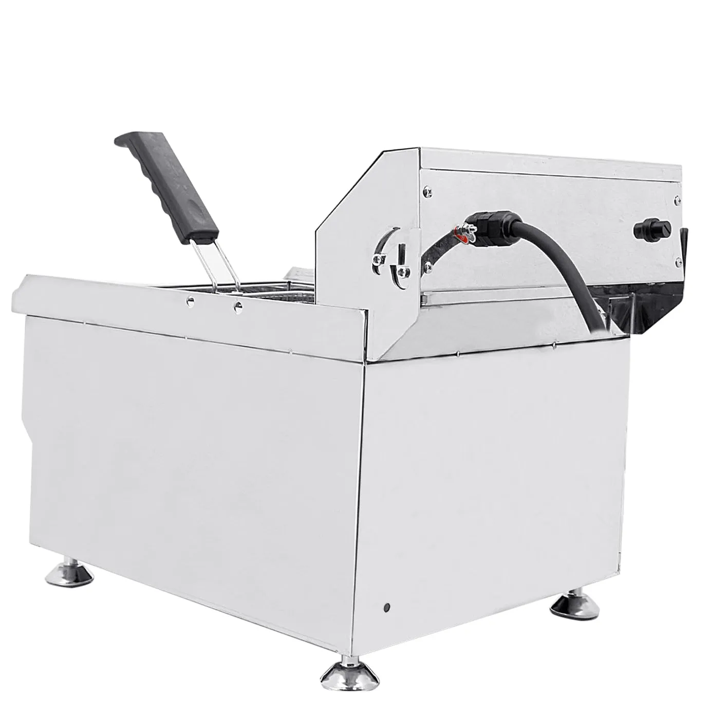 AP-400 Commercial Deep Fryer | 17 L | Electric Oil Fryer | Snack Machine with Removable Basket
