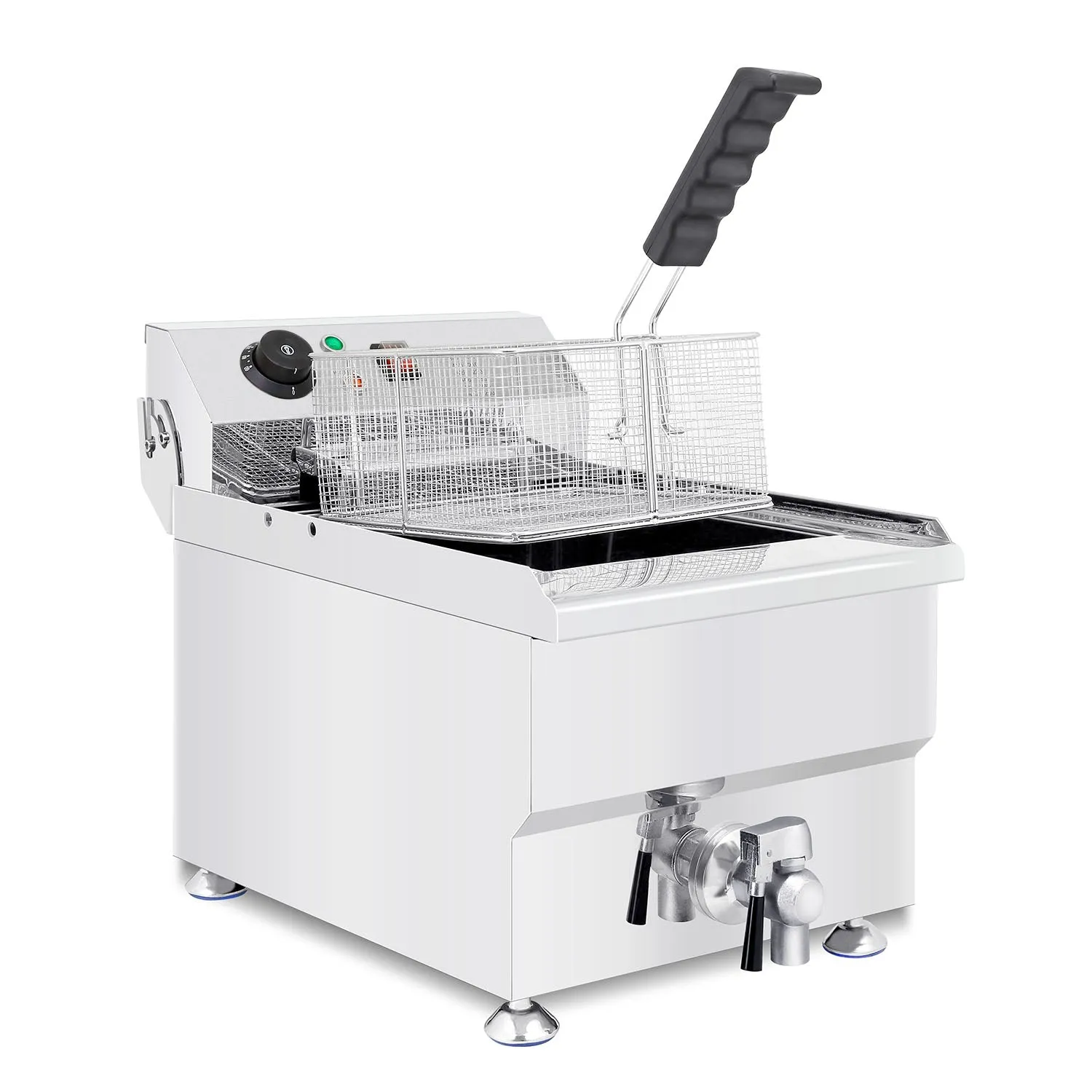 AP-400 Commercial Deep Fryer | 17 L | Electric Oil Fryer | Snack Machine with Removable Basket