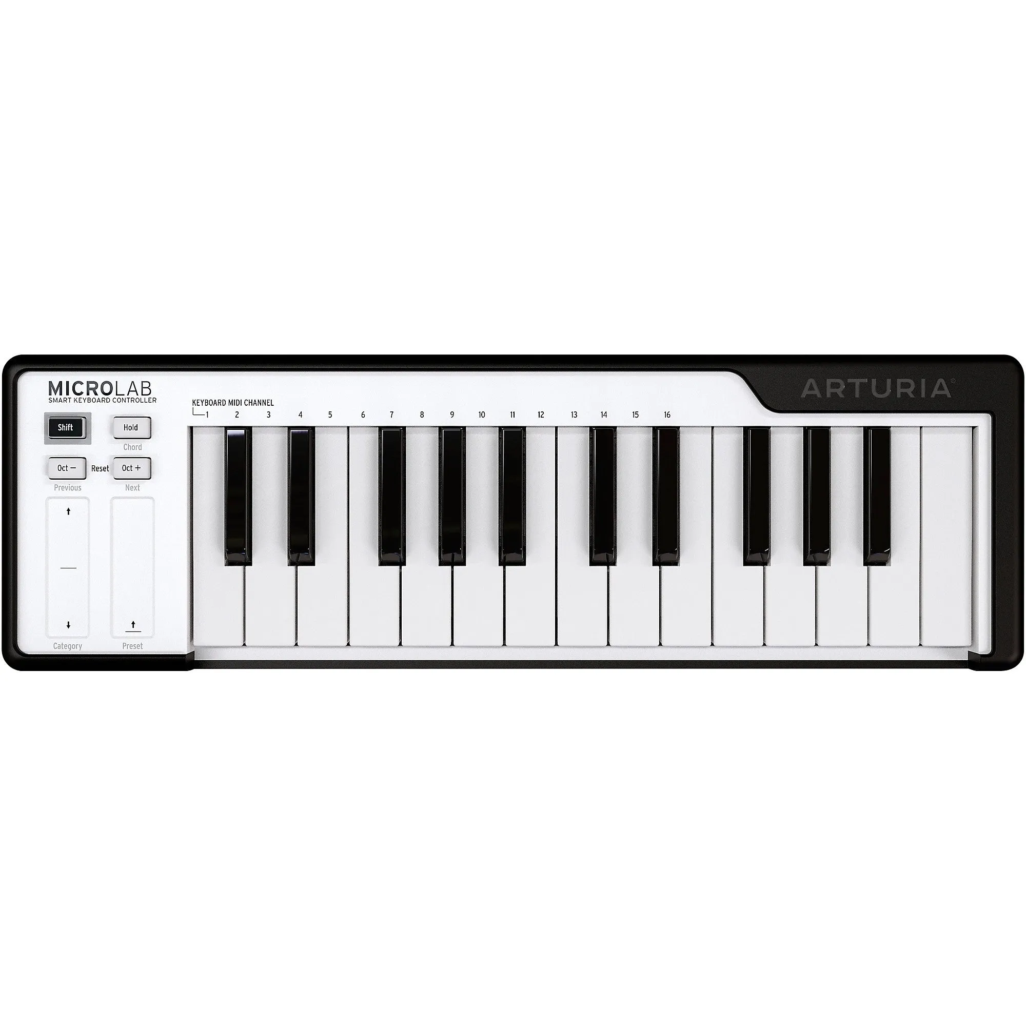 Arturia MicroLab Smart Keyboard Controller Black 25 Key