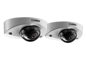 Audio-Enabled HD 1080p Dome Security Camera (2-pack)