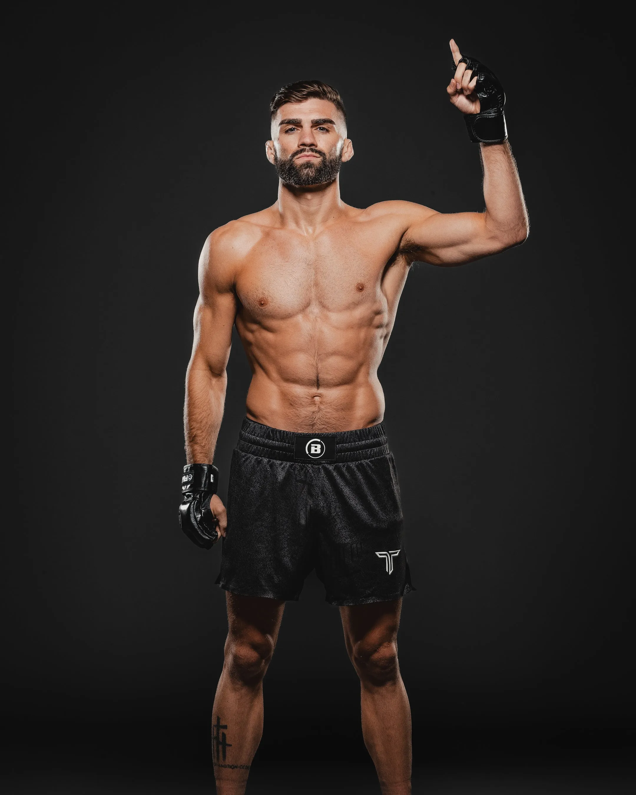 Bellator Night Vision Pro Fight Short - Black