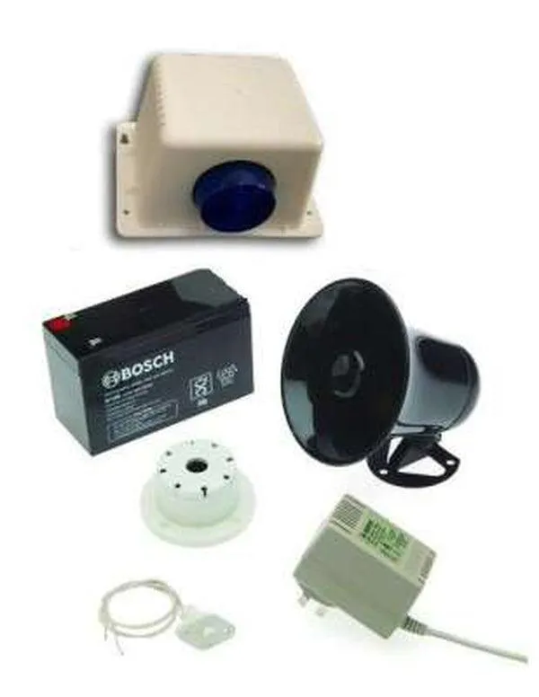 Bosch Solution 3000 Alarm System, 2 x Wireless Tritech Detectors  Icon Code pad   Deluxe Remote Kit IP Module