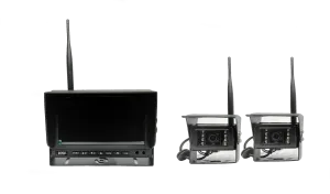 BOYO VTC701AHD-Q2 : Wireless Vehicle AHD Backup Camera System with 7” Monitor and Backup Camera for Car, Truck, SUV and Van (2 Channel)