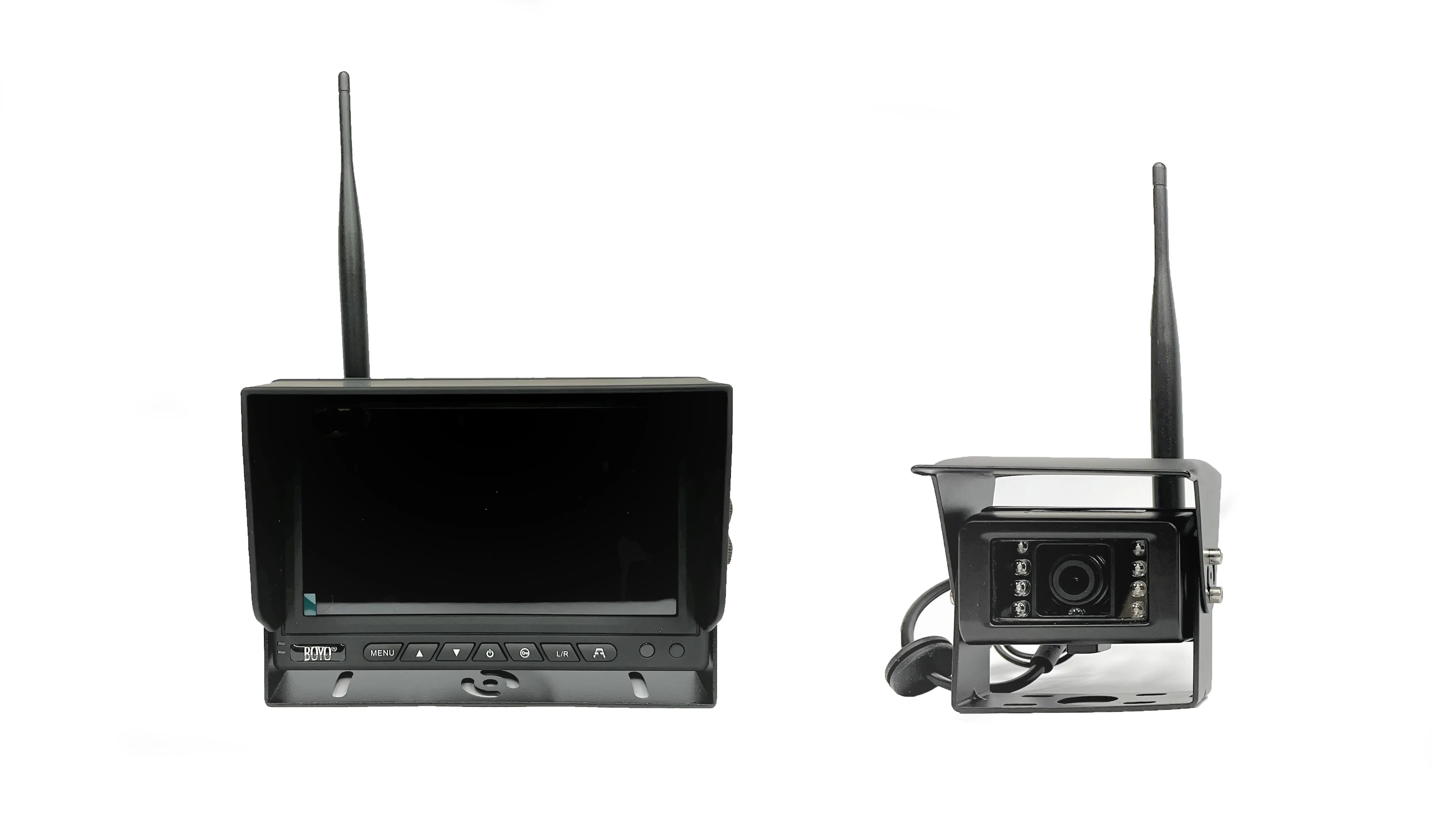 BOYO VTC701AHD - Wireless Vehicle AHD Backup Camera System with 7” Monitor and Backup Camera for Car, Truck, SUV and Van (Installation Friendly Design)