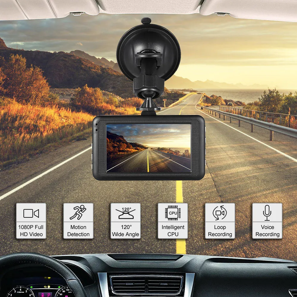 Car Dash Camera Video Recorder Car DVR Camcorder Night Vision