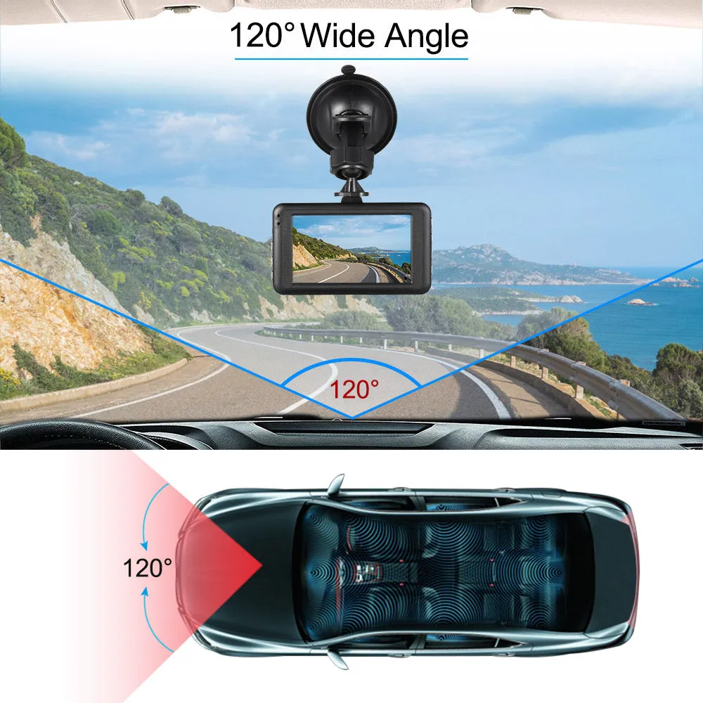 Car Dash Camera Video Recorder Car DVR Camcorder Night Vision