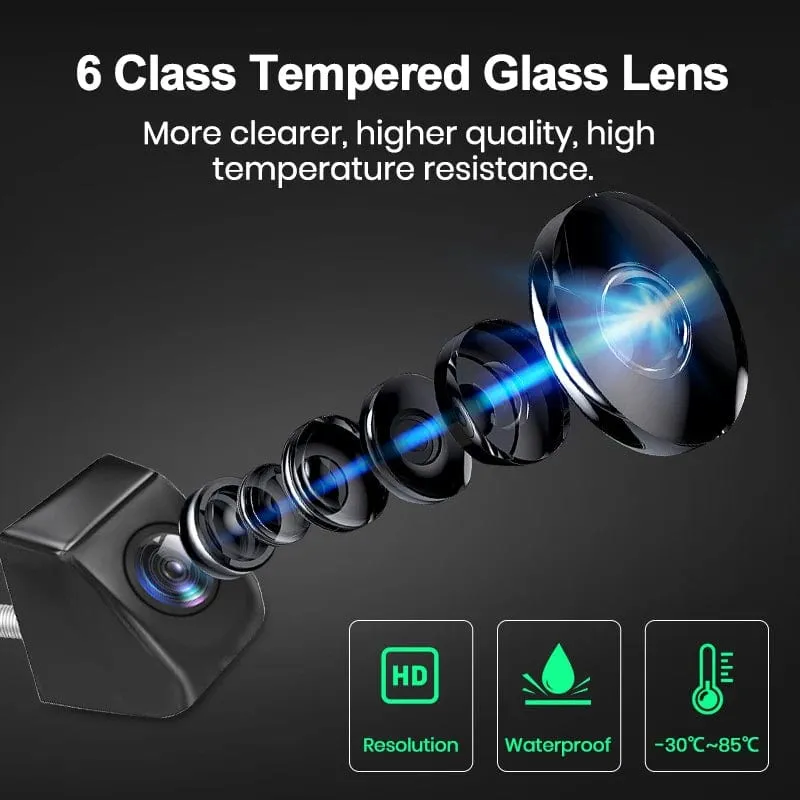 Car Rearview Camera AHD 720P Resolution WaterProof 140°Wide-Angle Reverse Backup Parking Camera for Junsun DVD Car Accessories