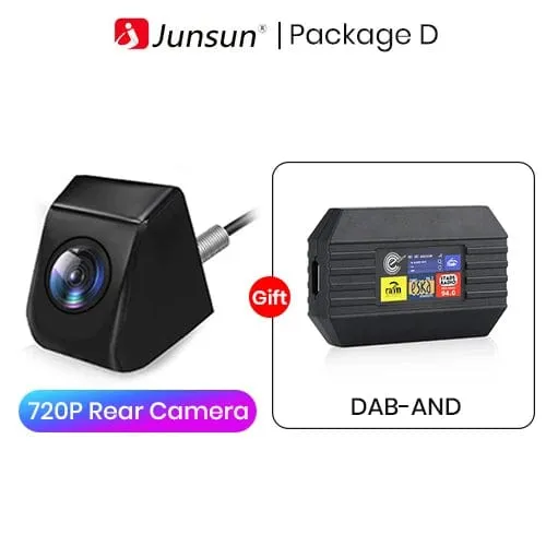 Car Rearview Camera AHD 720P Resolution WaterProof 140°Wide-Angle Reverse Backup Parking Camera for Junsun DVD Car Accessories