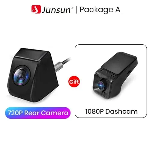 Car Rearview Camera AHD 720P Resolution WaterProof 140°Wide-Angle Reverse Backup Parking Camera for Junsun DVD Car Accessories