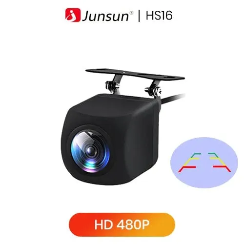 Car Rearview Camera AHD 720P Resolution WaterProof 140°Wide-Angle Reverse Backup Parking Camera for Junsun DVD Car Accessories