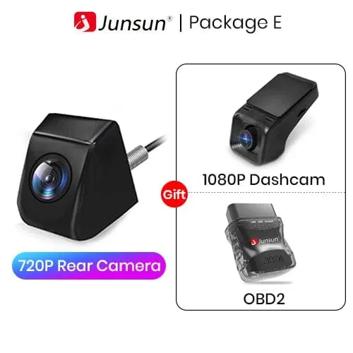 Car Rearview Camera AHD 720P Resolution WaterProof 140°Wide-Angle Reverse Backup Parking Camera for Junsun DVD Car Accessories