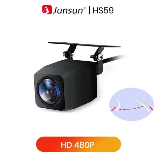 Car Rearview Camera AHD 720P Resolution WaterProof 140°Wide-Angle Reverse Backup Parking Camera for Junsun DVD Car Accessories