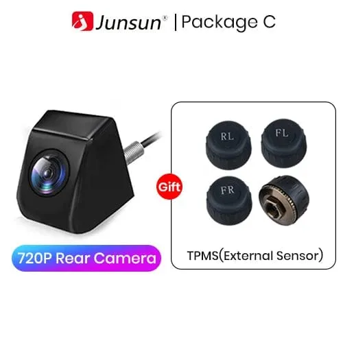 Car Rearview Camera AHD 720P Resolution WaterProof 140°Wide-Angle Reverse Backup Parking Camera for Junsun DVD Car Accessories
