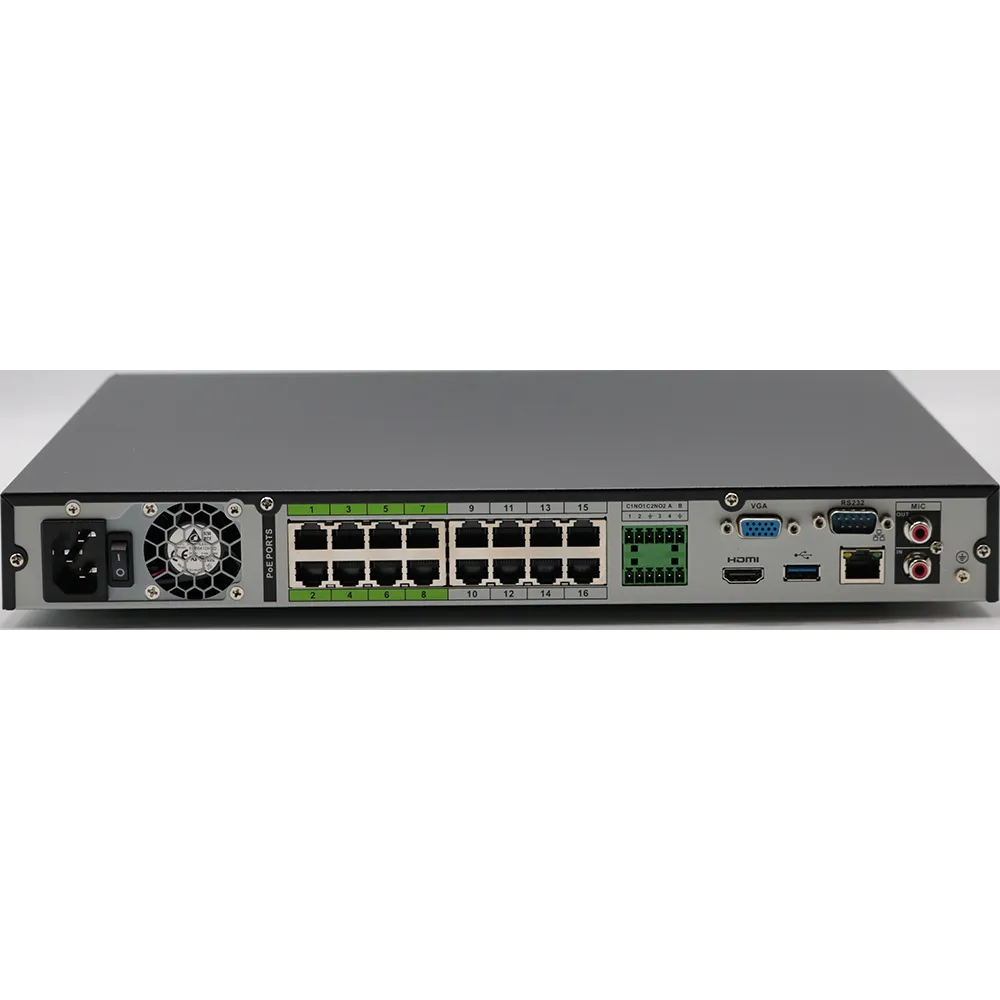 Dahua | 12 x 4 MP Eyeball Network Cameras with One (1) 16-channel 4K NVR | Part # N564E124S