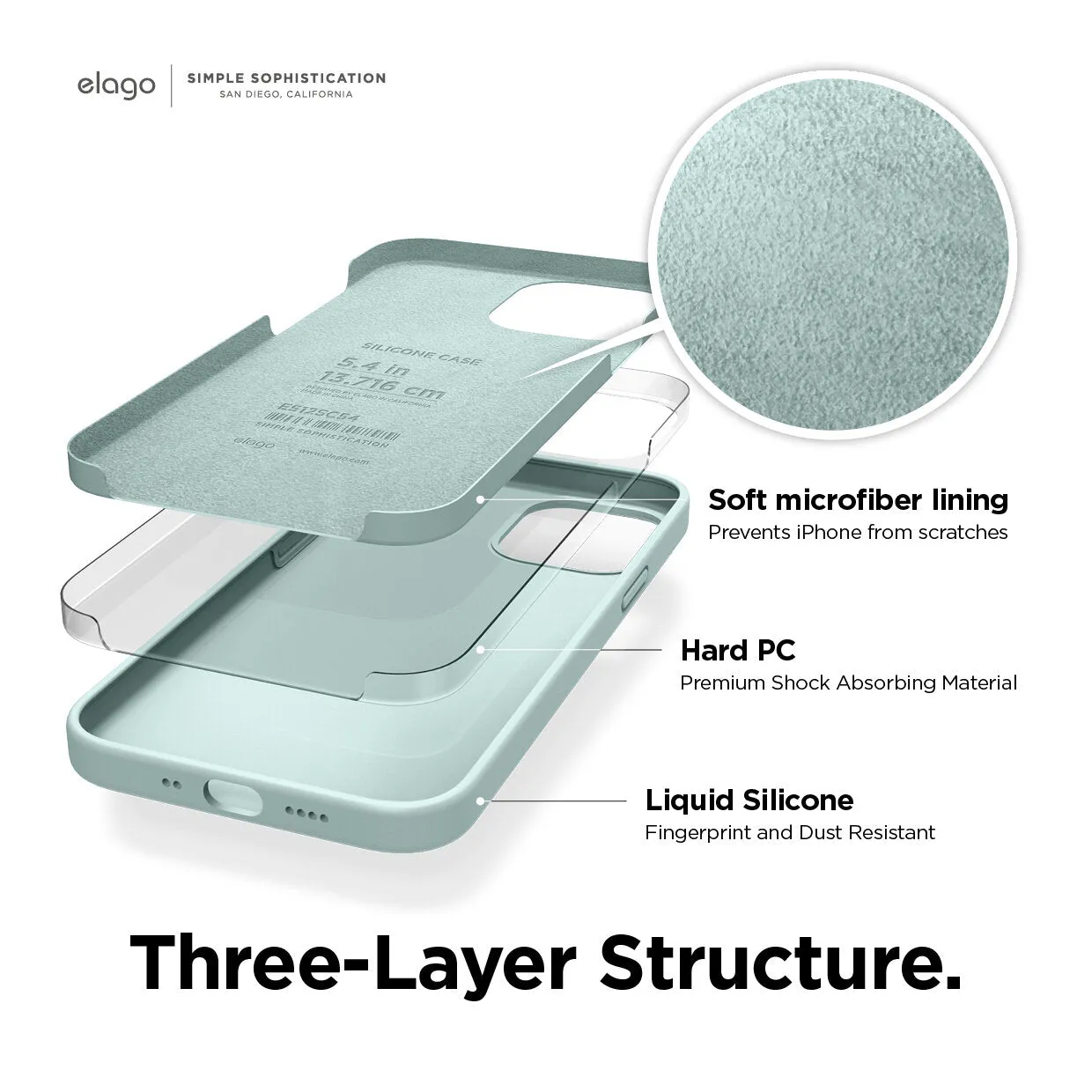 Elago Liquid Silicone iPhone Case For 12 Mini/ 12/ 12 Pro/ 12 Pro Max
