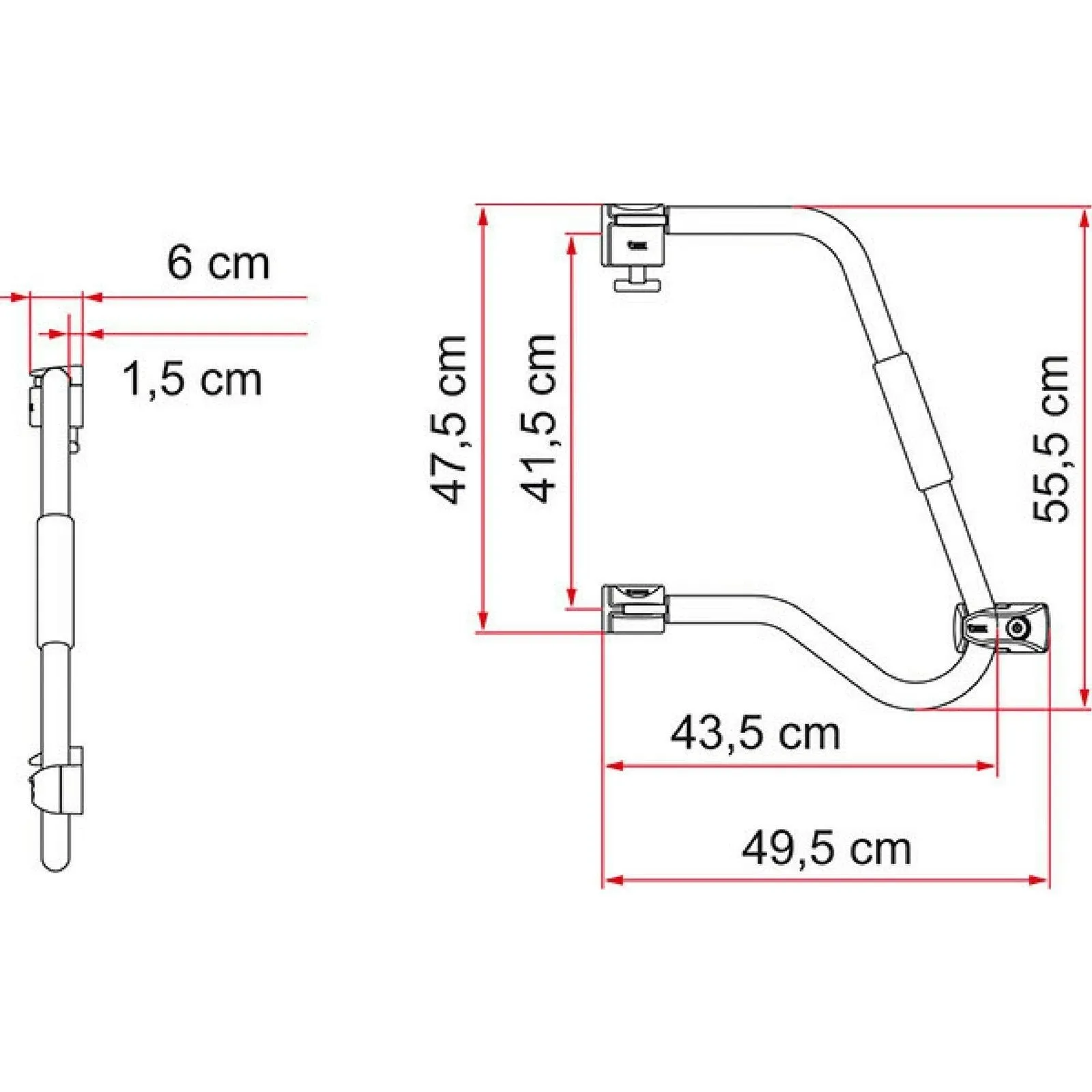 Fiamma Security 46 Pro Handle