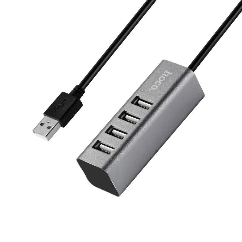 hoco.USB hub “HB1” USB-A to four ports USB 2.0 charging and data sync