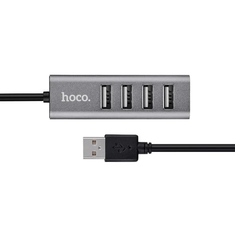 hoco.USB hub “HB1” USB-A to four ports USB 2.0 charging and data sync