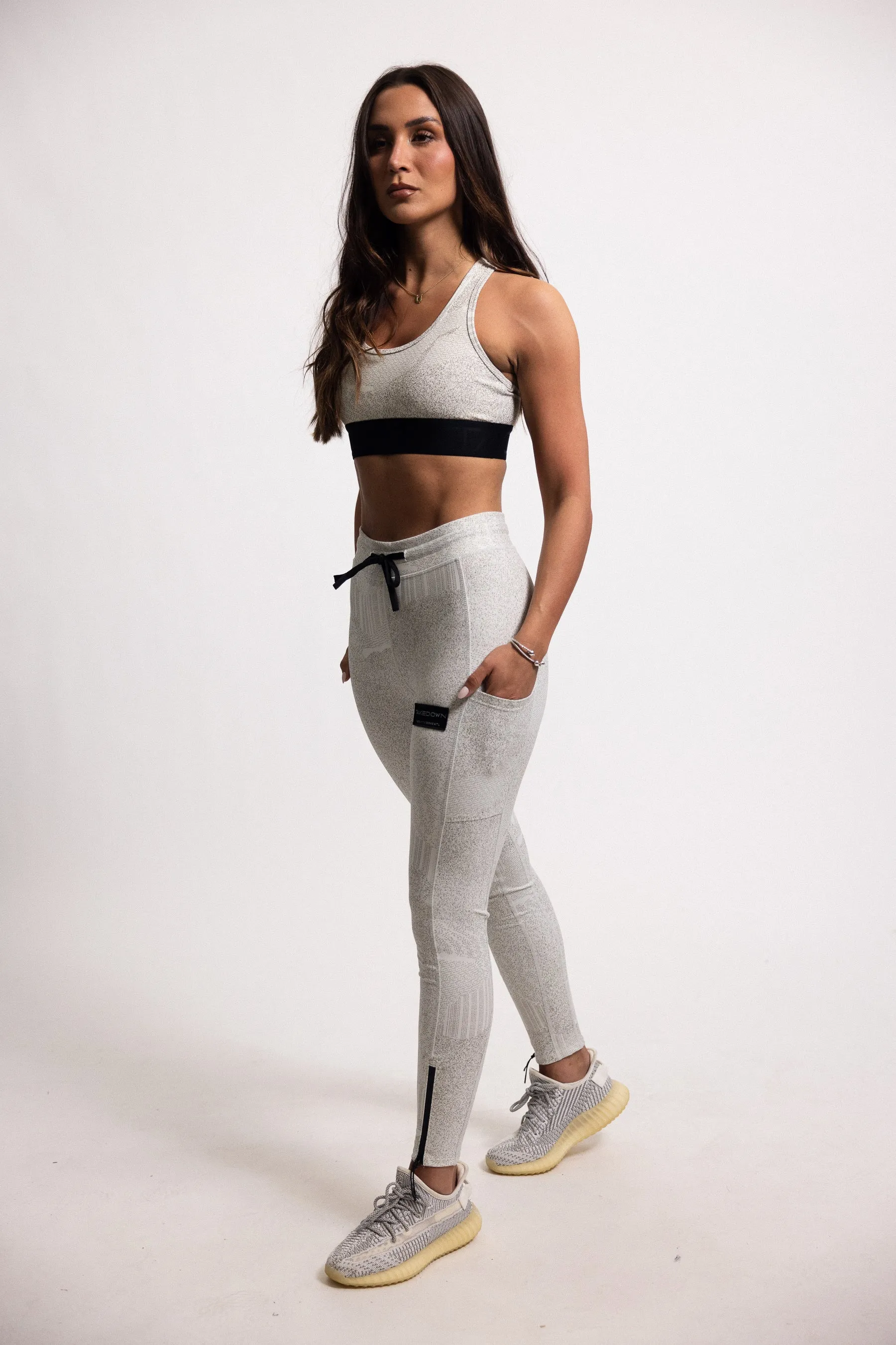 Intensity Jogger Legging - White Night Vision