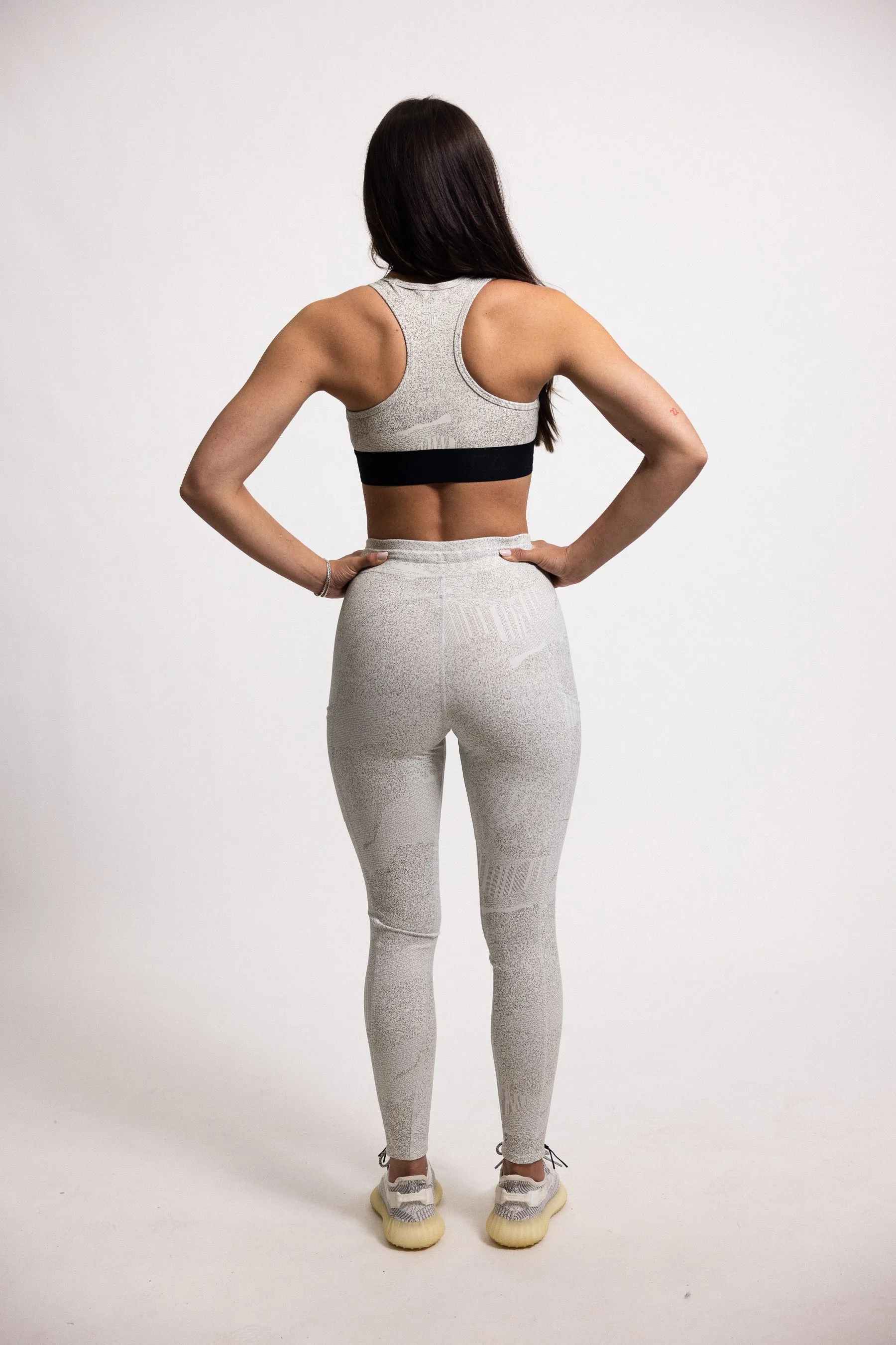 Intensity Jogger Legging - White Night Vision