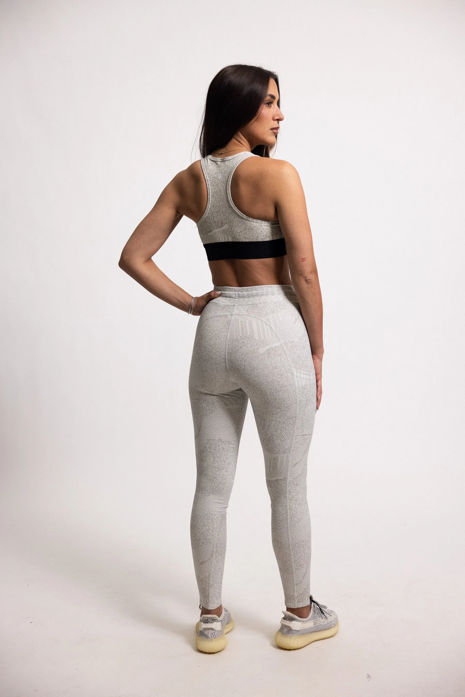 Intensity Jogger Legging - White Night Vision