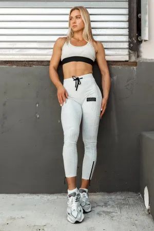 Intensity Jogger Legging - White Night Vision