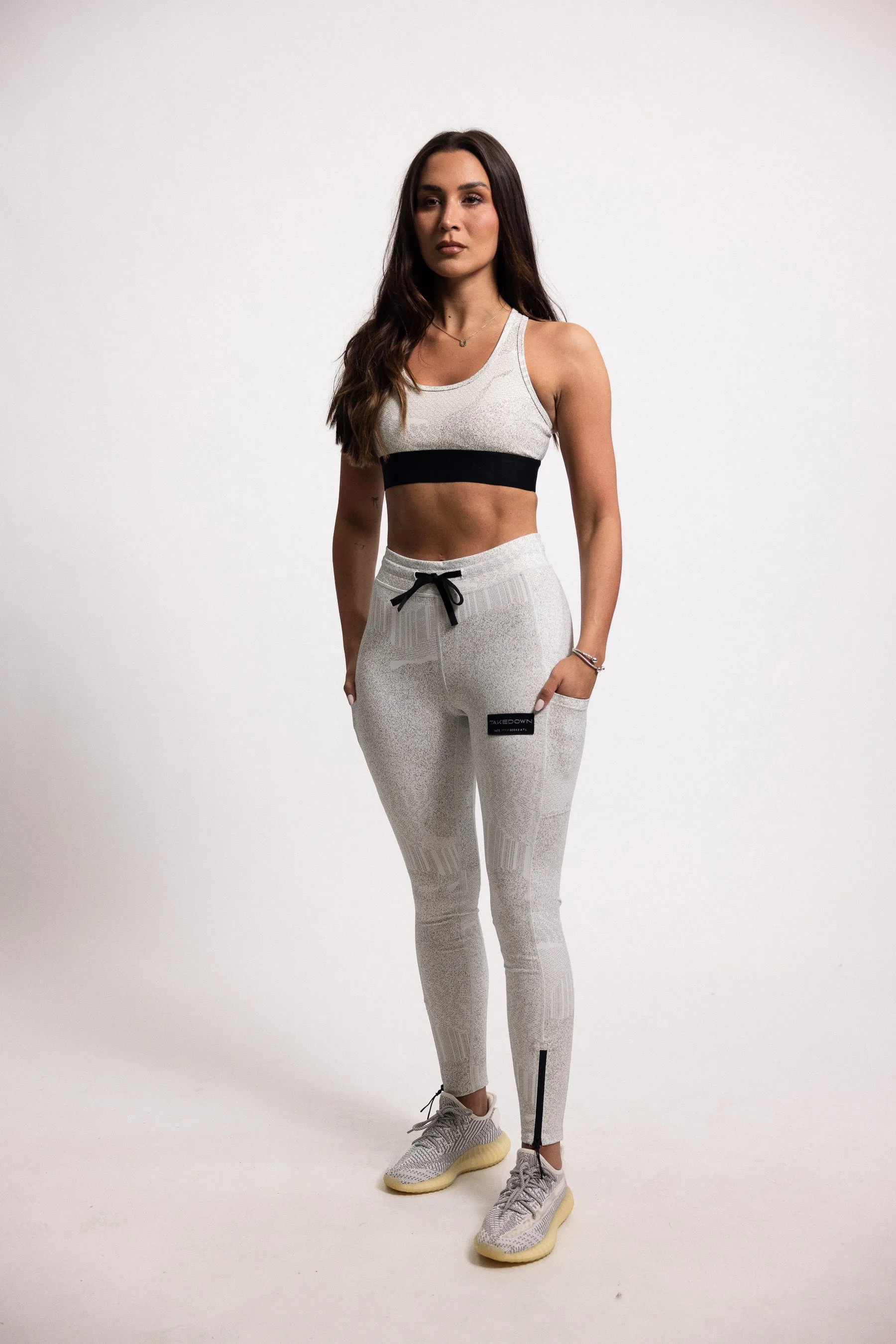 Intensity Jogger Legging - White Night Vision