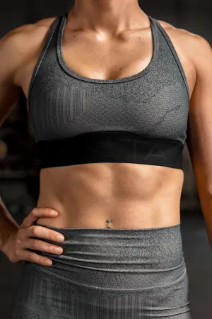 Intensity Sports Bra - Black Night Vision