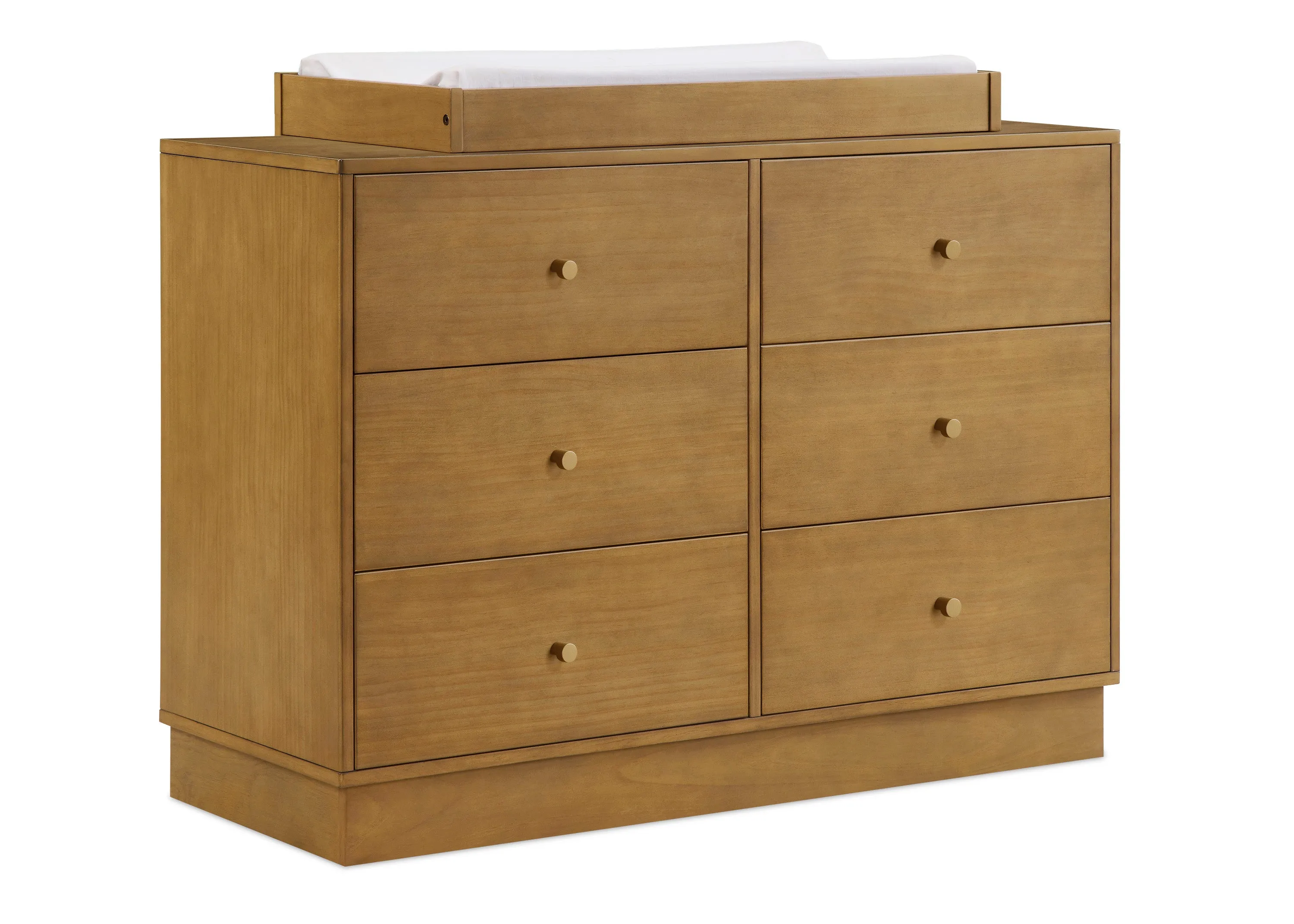 James 6 Drawer Dresser with Changing Top and Interlocking Drawers