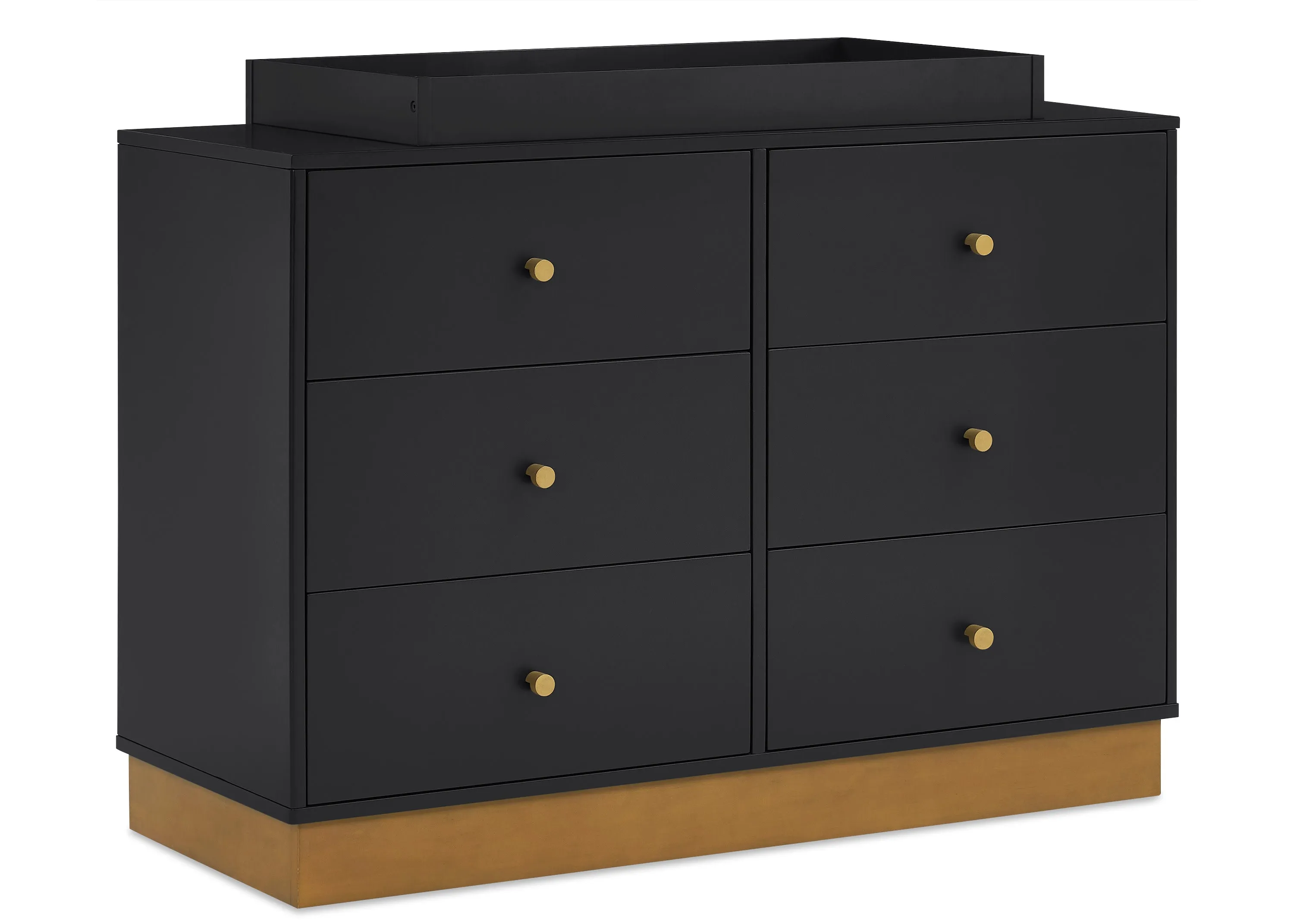James 6 Drawer Dresser with Changing Top and Interlocking Drawers