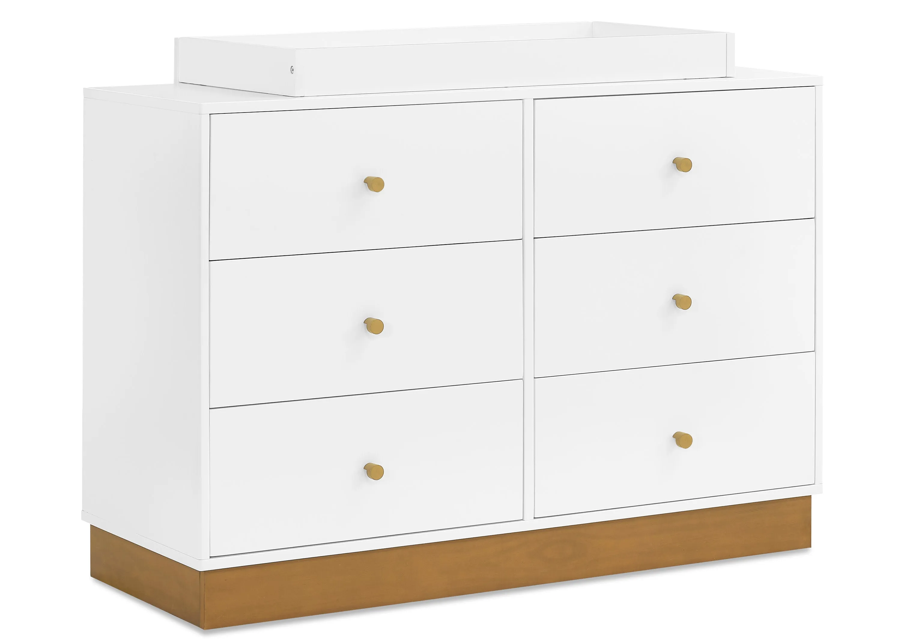 James 6 Drawer Dresser with Changing Top and Interlocking Drawers