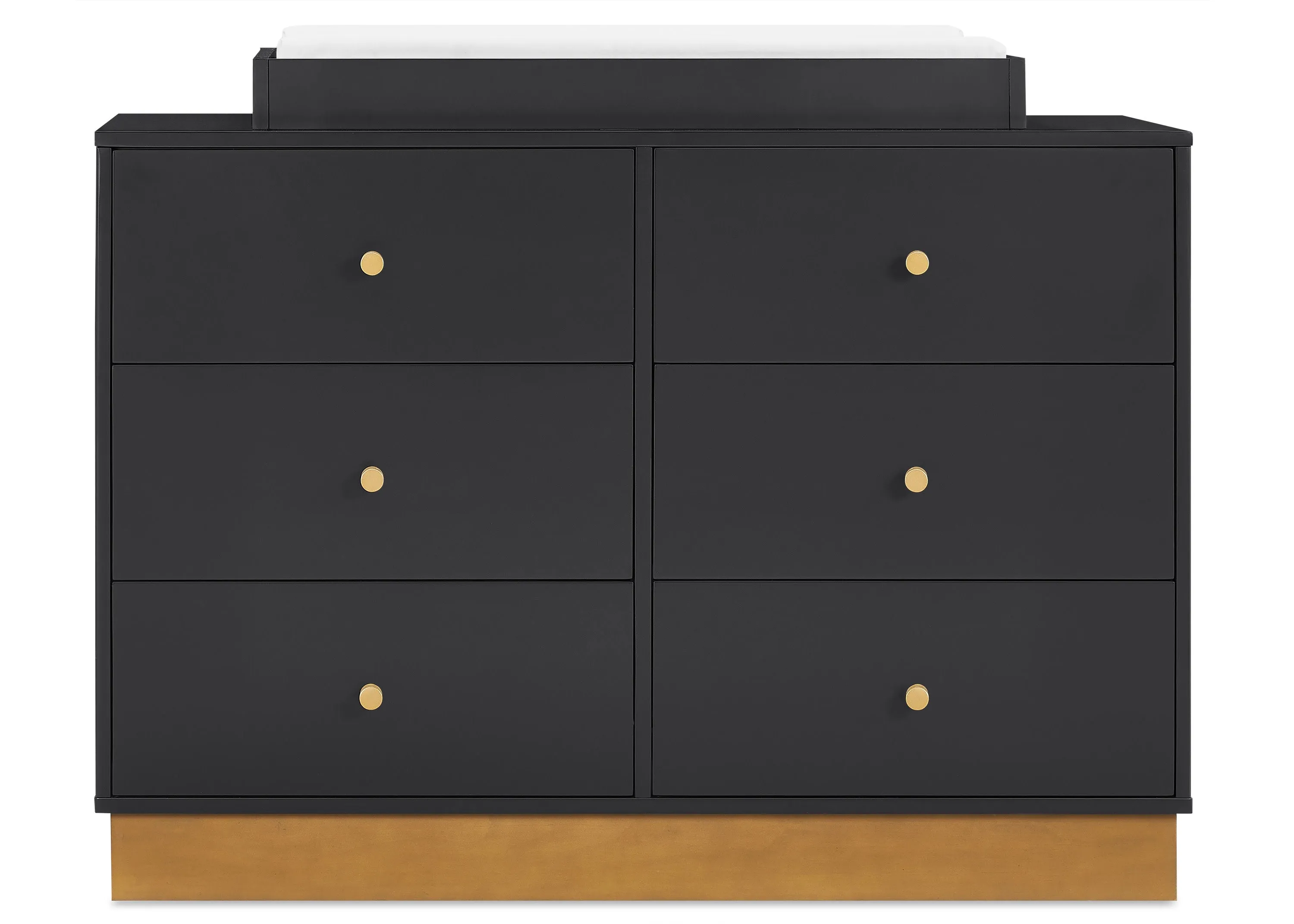 James 6 Drawer Dresser with Changing Top and Interlocking Drawers