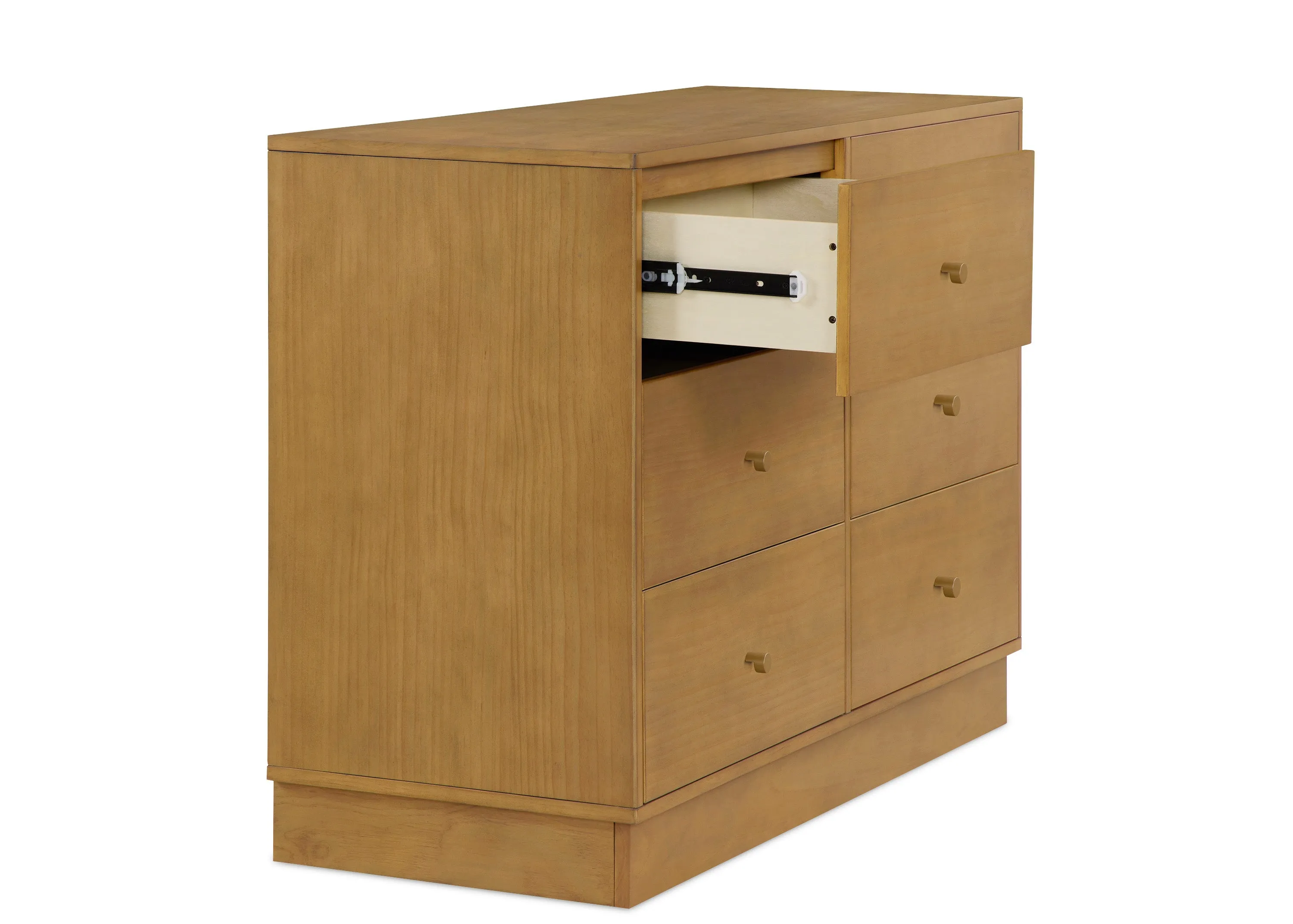 James 6 Drawer Dresser with Changing Top and Interlocking Drawers