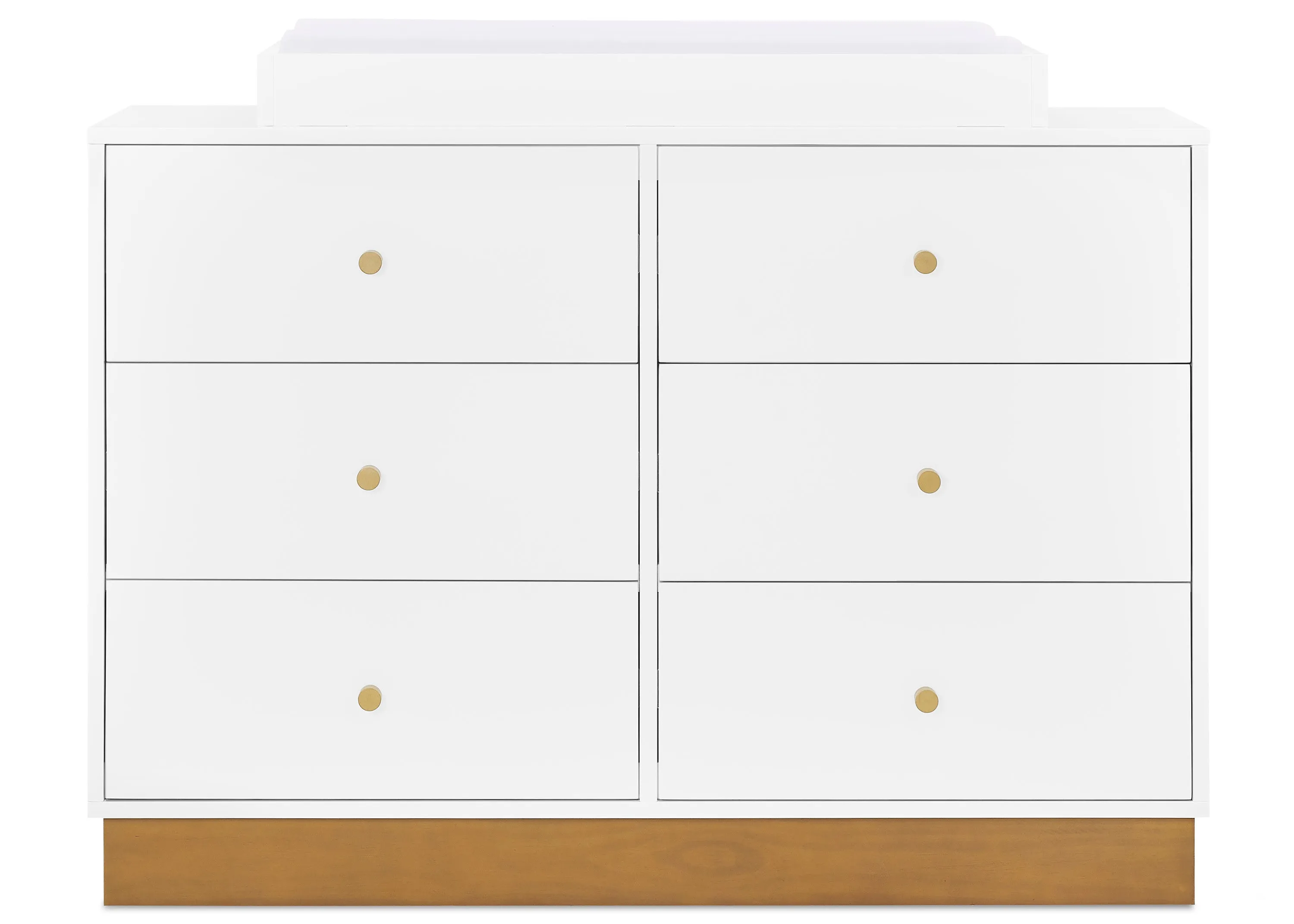 James 6 Drawer Dresser with Changing Top and Interlocking Drawers