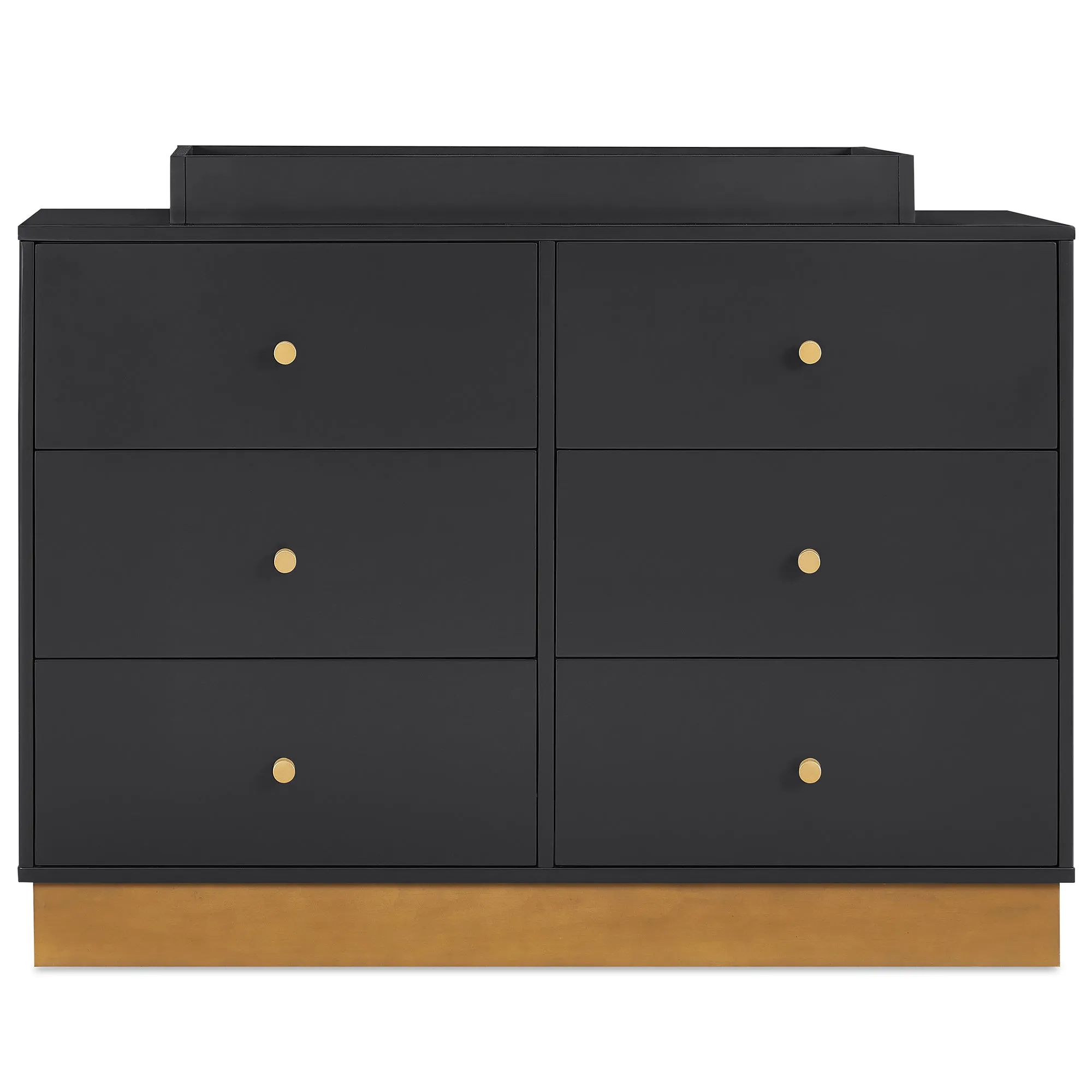 James 6 Drawer Dresser with Changing Top and Interlocking Drawers