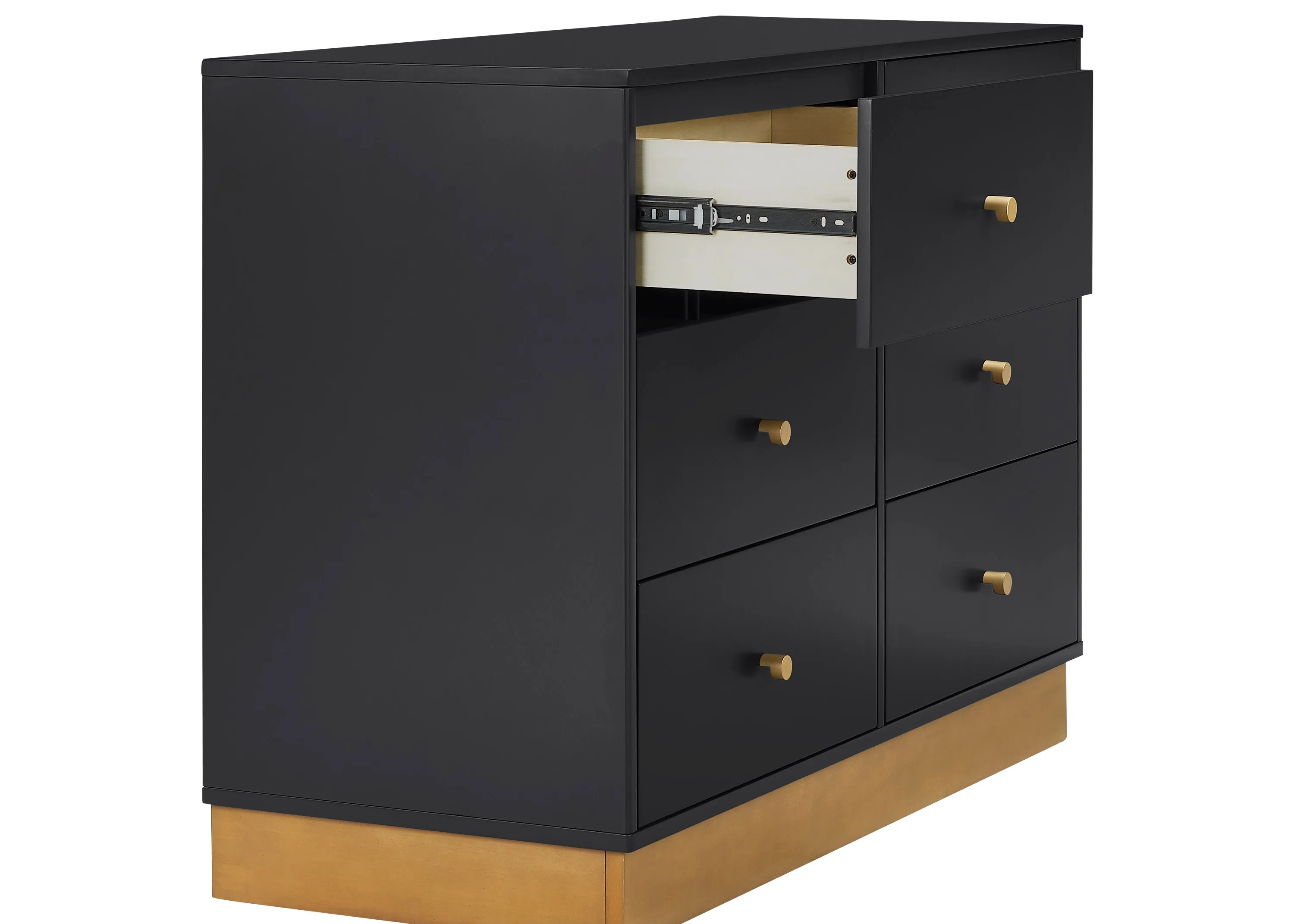 James 6 Drawer Dresser with Changing Top and Interlocking Drawers