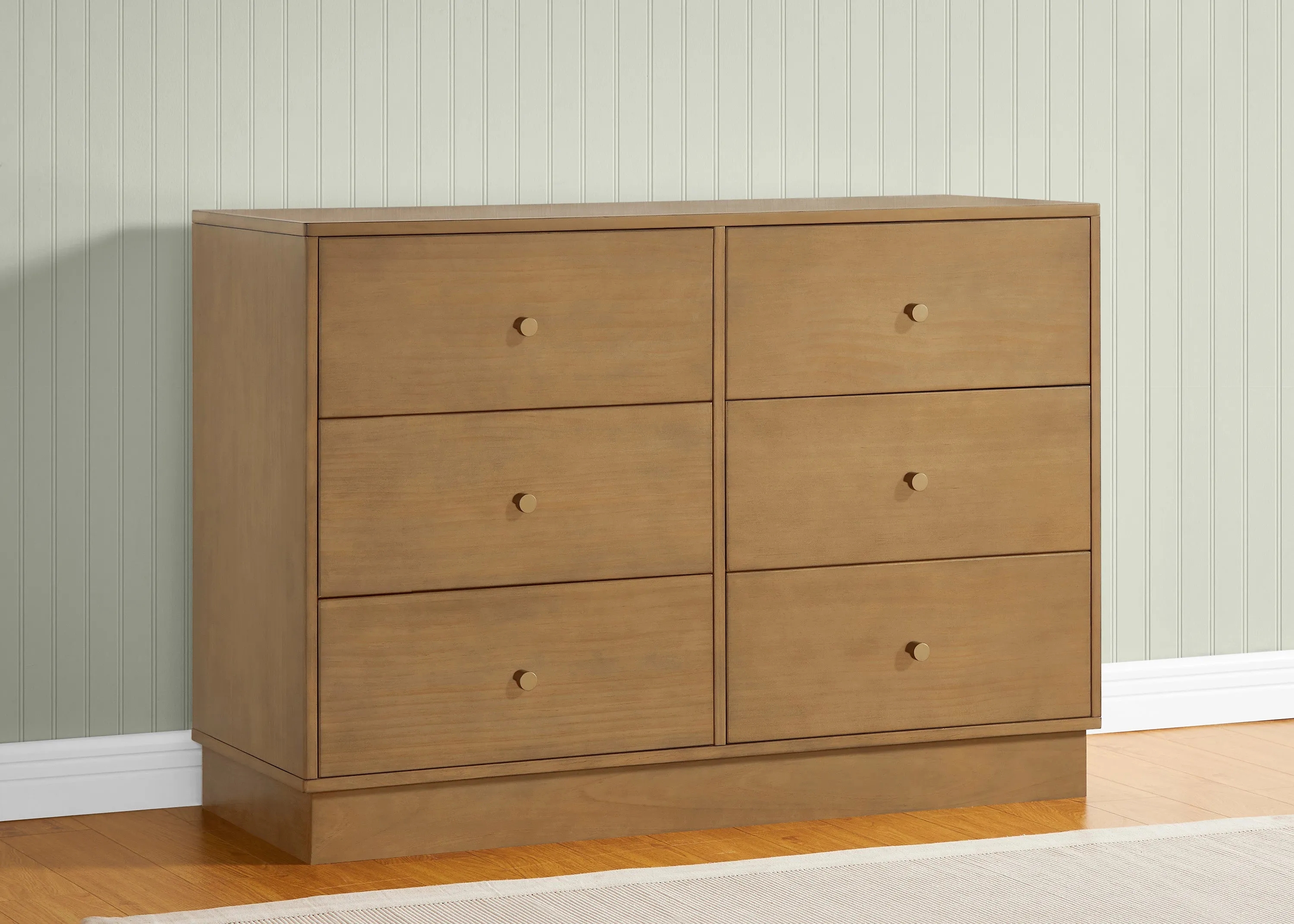 James 6 Drawer Dresser with Changing Top and Interlocking Drawers