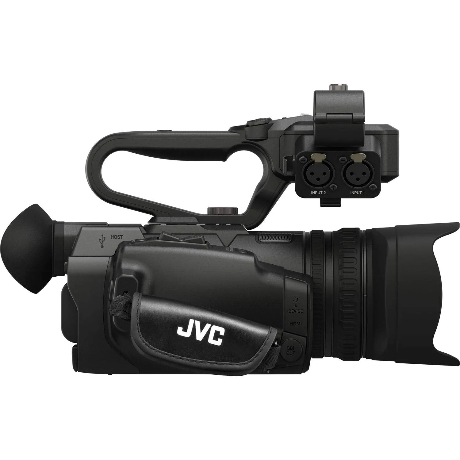 JVC UHD 4K Streaming Camcorder with Built-in Lower-Thirds Graphics   Cleaning Kit