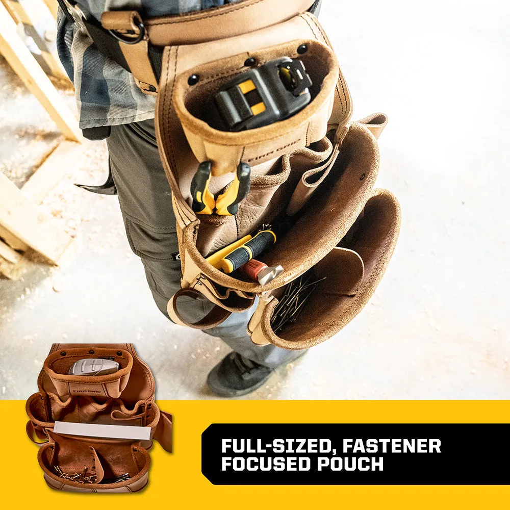 LEATHER FRAMER FASTENER POUCH