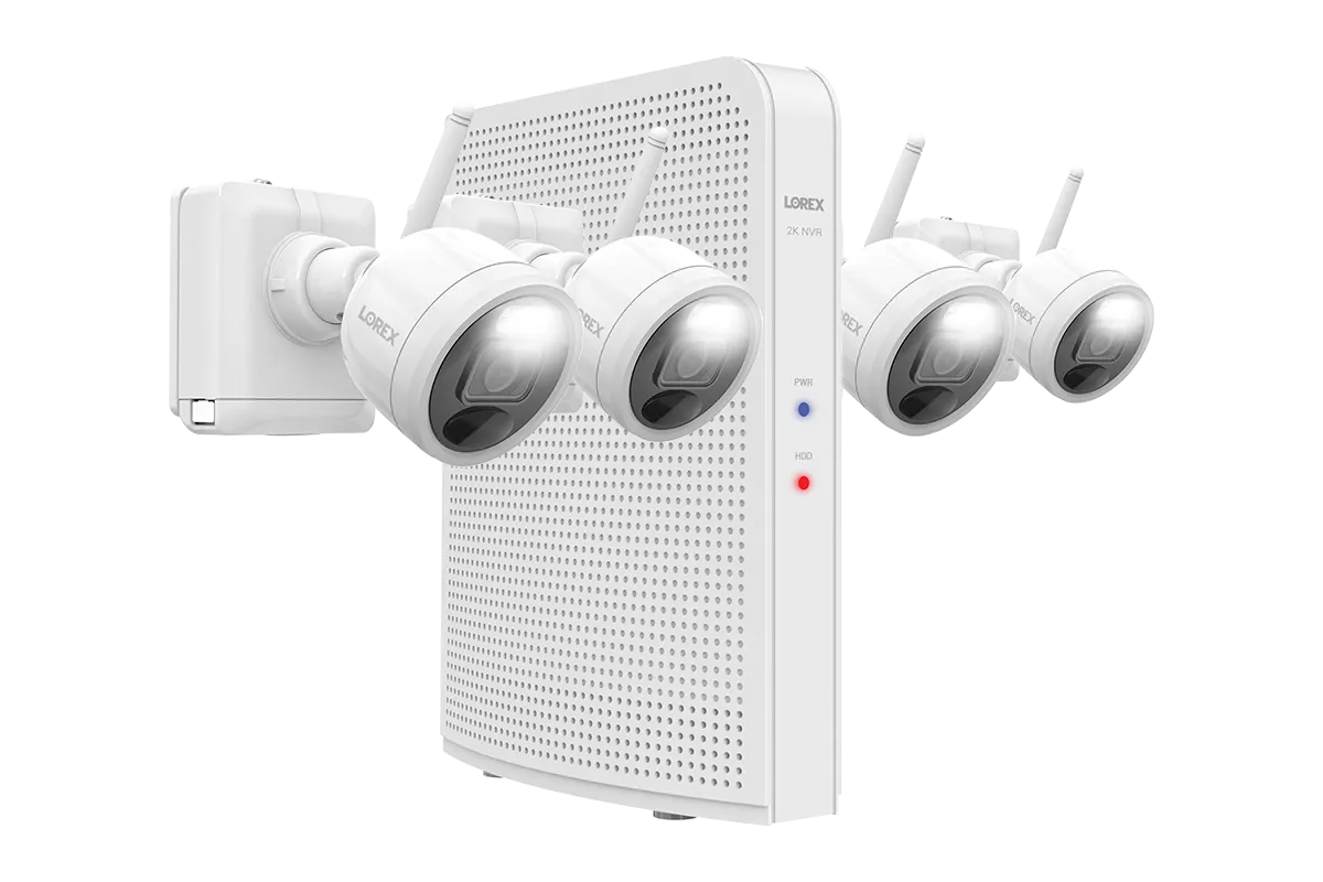 Lorex 2K 1TB NVR System with Outdoor Battery Security Cameras