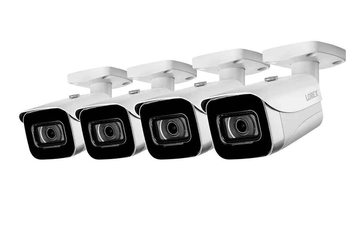 Lorex 4K IP Wired Bullet Security Camera with Color Night Vision