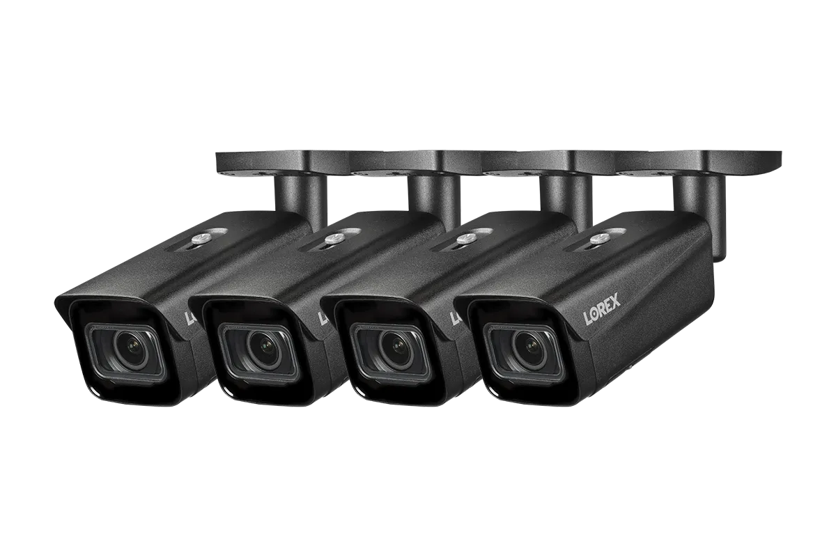 Lorex 4K IP Wired Bullet Security Camera with Motorized Varifocal Lens, Real-Time 30FPS Recording and IK10 Vandal Proof